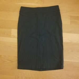 Dark green BCBG pencil skirt